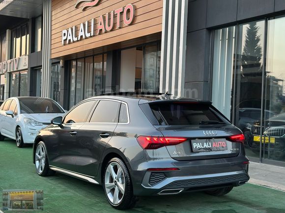 2024-AUDİ A3 SPORTBACK S LİNE+CAM TVN+B&O+E.BGJ+K.ISITMA+HATASIZ