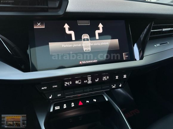 2024-AUDİ A3 SPORTBACK S LİNE+CAM TVN+B&O+E.BGJ+K.ISITMA+HATASIZ