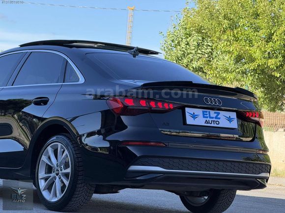 ELZ AUTO 2025 AUDİ A3 SEDAN ADVANCED CAM TVN KAHVE DERİ BOYASIZ