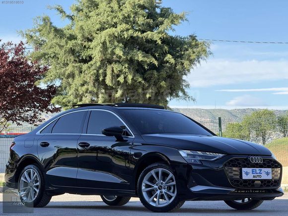 ELZ AUTO 2025 AUDİ A3 SEDAN ADVANCED CAM TVN KAHVE DERİ BOYASIZ