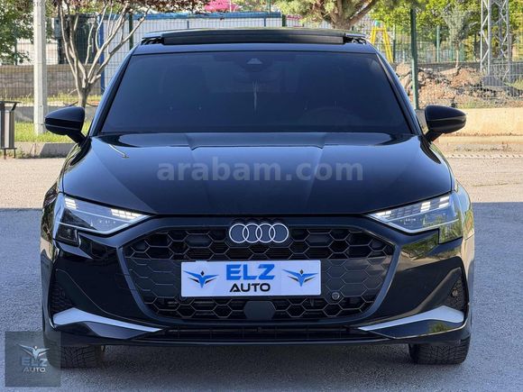 ELZ AUTO 2025 AUDİ A3 SEDAN ADVANCED CAM TVN KAHVE DERİ BOYASIZ