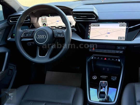 ELZ AUTO 2025 AUDİ A3 SEDAN ADVANCED CAM TVN KAHVE DERİ BOYASIZ