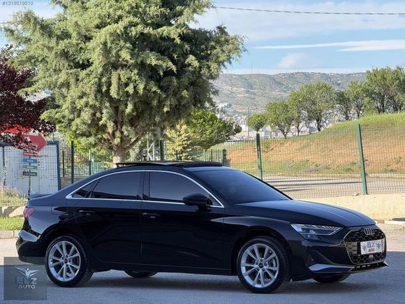ELZ AUTO 2025 AUDİ A3 SEDAN ADVANCED CAM TVN KAHVE DERİ BOYASIZ