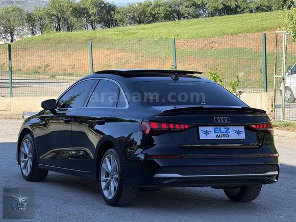 ELZ AUTO 2025 AUDİ A3 SEDAN ADVANCED CAM TVN KAHVE DERİ BOYASIZ