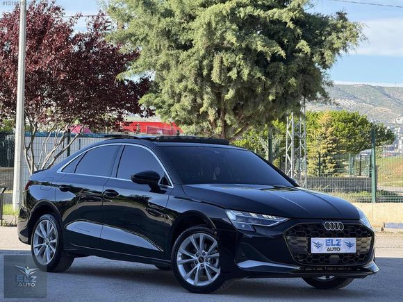 ELZ AUTO 2025 AUDİ A3 SEDAN ADVANCED CAM TVN KAHVE DERİ BOYASIZ