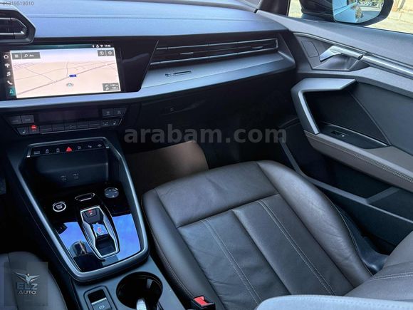 ELZ AUTO 2025 AUDİ A3 SEDAN ADVANCED CAM TVN KAHVE DERİ BOYASIZ
