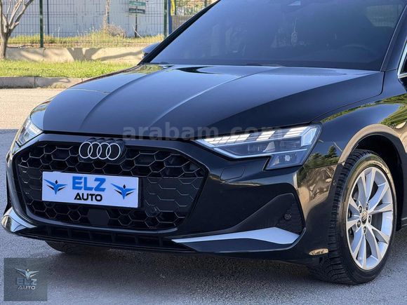 ELZ AUTO 2025 AUDİ A3 SEDAN ADVANCED CAM TVN KAHVE DERİ BOYASIZ