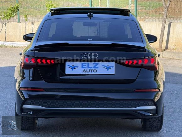 ELZ AUTO 2025 AUDİ A3 SEDAN ADVANCED CAM TVN KAHVE DERİ BOYASIZ
