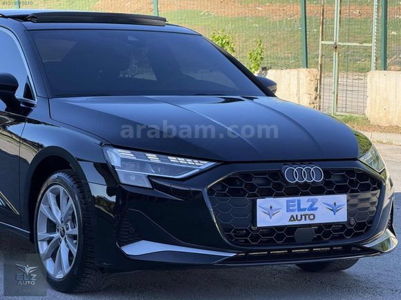 ELZ AUTO 2025 AUDİ A3 SEDAN ADVANCED CAM TVN KAHVE DERİ BOYASIZ