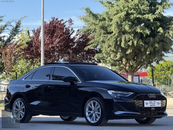 ELZ AUTO 2025 AUDİ A3 SEDAN ADVANCED CAM TVN KAHVE DERİ BOYASIZ