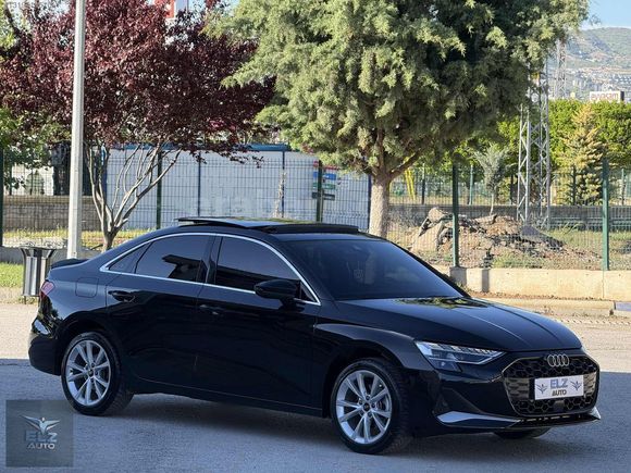 ELZ AUTO 2025 AUDİ A3 SEDAN ADVANCED CAM TVN KAHVE DERİ BOYASIZ