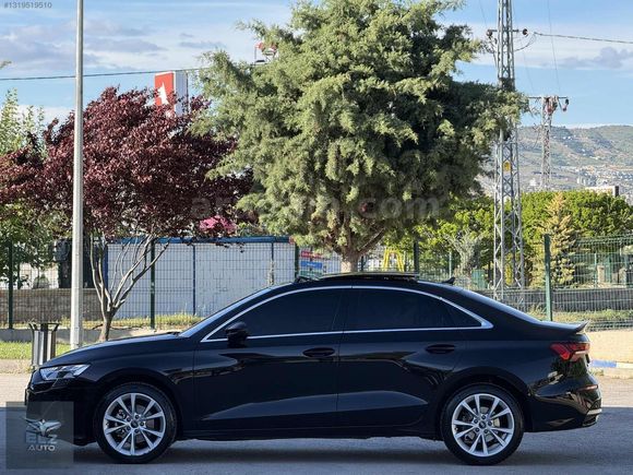 ELZ AUTO 2025 AUDİ A3 SEDAN ADVANCED CAM TVN KAHVE DERİ BOYASIZ