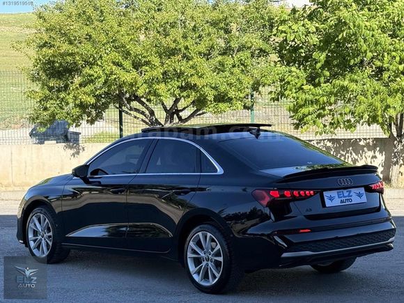 ELZ AUTO 2025 AUDİ A3 SEDAN ADVANCED CAM TVN KAHVE DERİ BOYASIZ