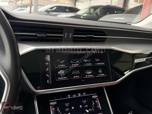 ERDAĞDAN 2020 AUDİ A6 QUATTRO DESİNG BOYASIZ 127.000 KM'DE