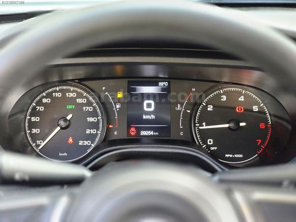 2023 MODEL 29 BİN KM'DE HATASIZ BOYASIZ DEĞİŞENSİZ FİAT EGEA 1.4
