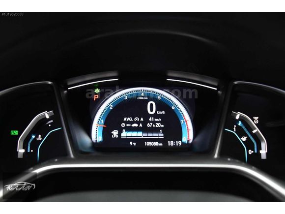 Boyasız-2019 Civic-1.6 İ-Vtec Eco Executive- 110.ooo Km..!