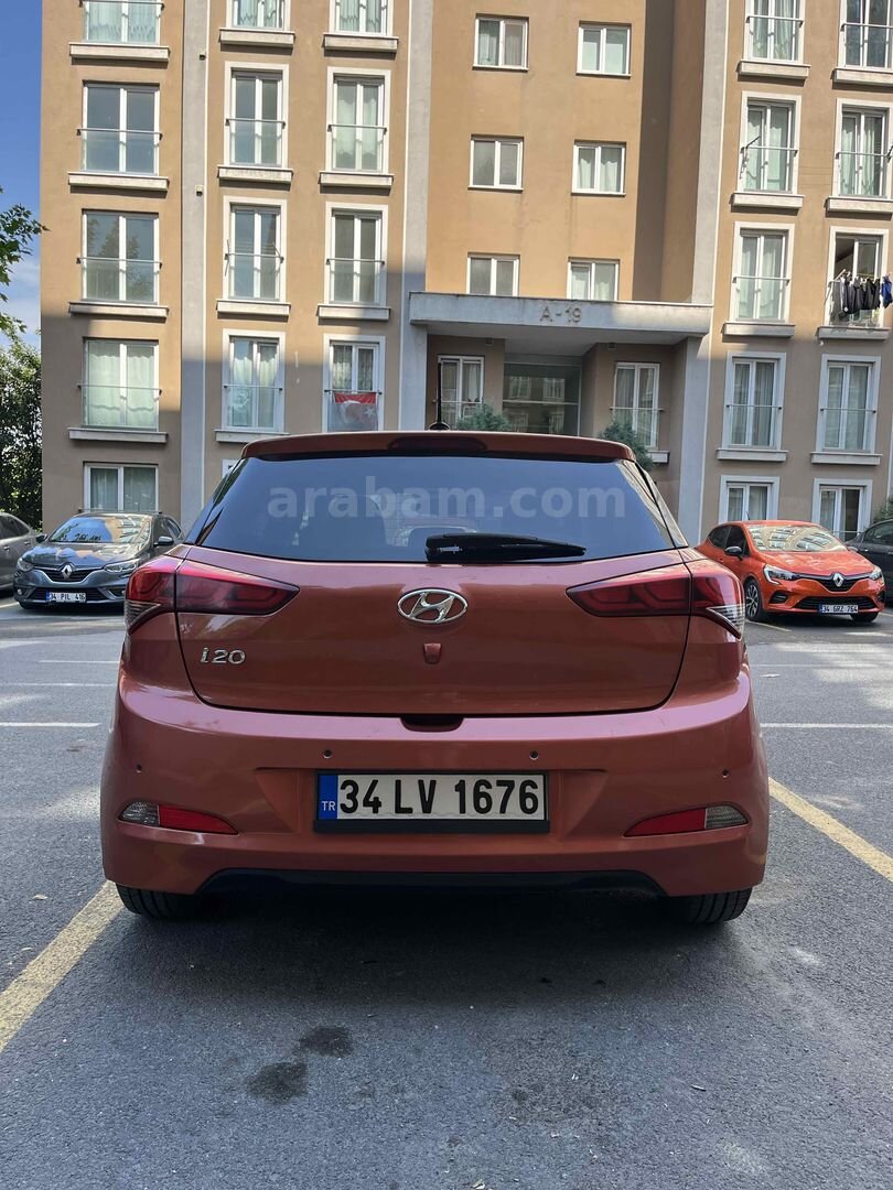 Sahibinden Hyundai i20 1.4 MPI Elite Smart 2016 Model İstanbul 102.000 km Turuncu 4