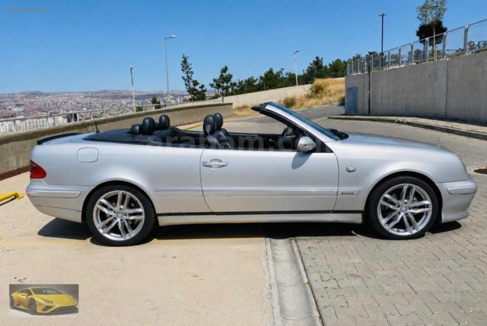 Galeriden Mercedes - Benz CLK 200 1998 Model Ankara 325.000 km Gri 7