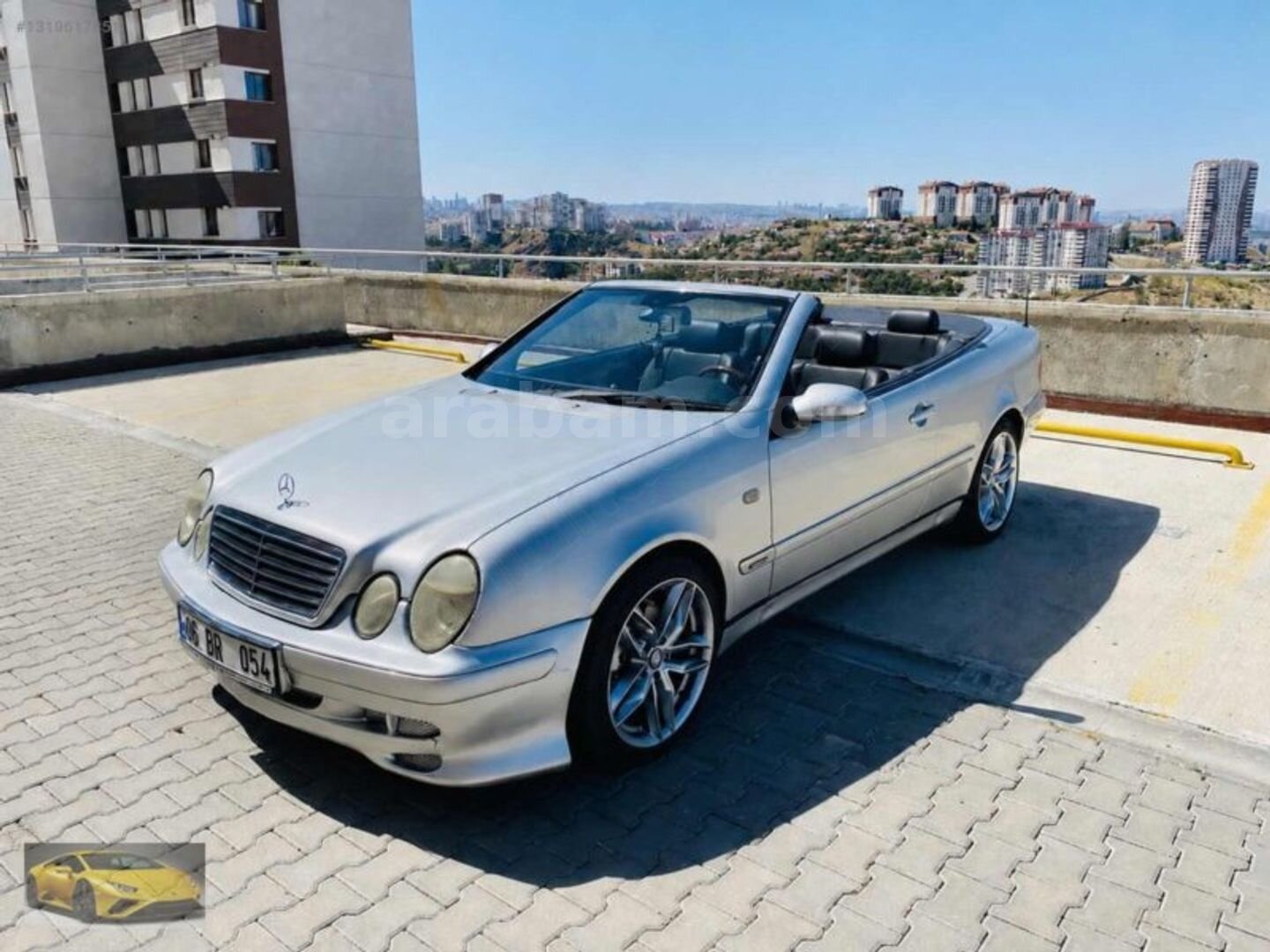 Galeriden Mercedes - Benz CLK 200 1998 Model Ankara 325.000 km Gri 2