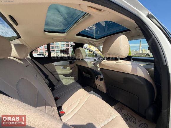 ORAS1 2015 MERCEDES C 200 D CAM TAVAN-ELEKTRİKLİ BAGAJ-KEYLESS