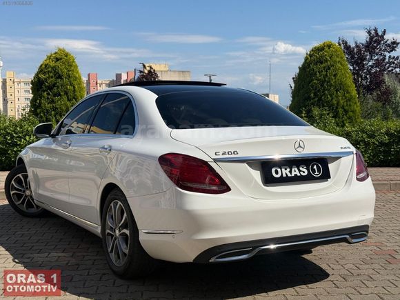 ORAS1 2015 MERCEDES C 200 D CAM TAVAN-ELEKTRİKLİ BAGAJ-KEYLESS