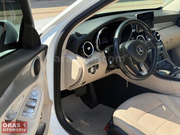 ORAS1 2015 MERCEDES C 200 D CAM TAVAN-ELEKTRİKLİ BAGAJ-KEYLESS