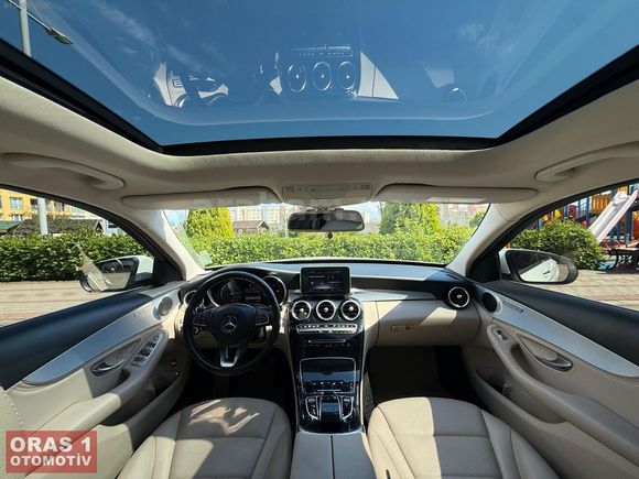 ORAS1 2015 MERCEDES C 200 D CAM TAVAN-ELEKTRİKLİ BAGAJ-KEYLESS