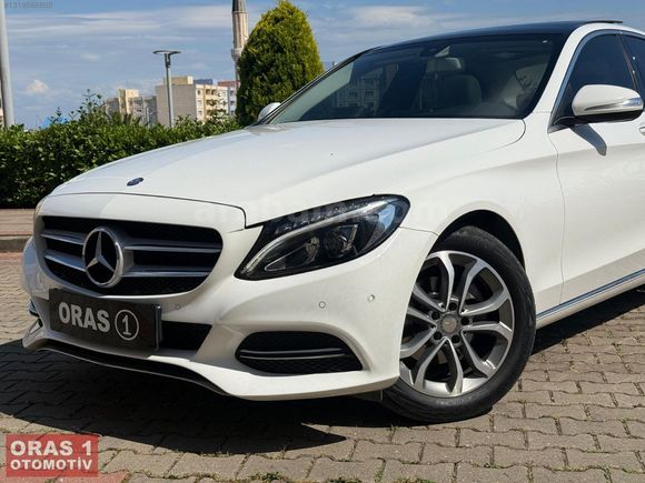 ORAS1 2015 MERCEDES C 200 D CAM TAVAN-ELEKTRİKLİ BAGAJ-KEYLESS