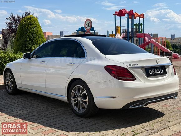 ORAS1 2015 MERCEDES C 200 D CAM TAVAN-ELEKTRİKLİ BAGAJ-KEYLESS
