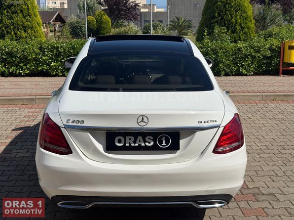 ORAS1 2015 MERCEDES C 200 D CAM TAVAN-ELEKTRİKLİ BAGAJ-KEYLESS