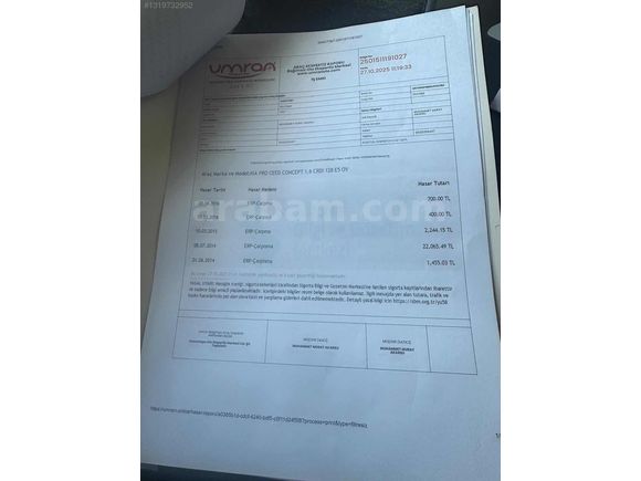 Kia CEED 1.6 CRDI OTOMATİK FULL+FULL