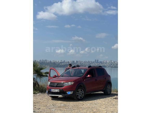 Sahibinden Dacia Sandero 1.5 dCi Stepway 2013 Model  267.000 km Kırmızı