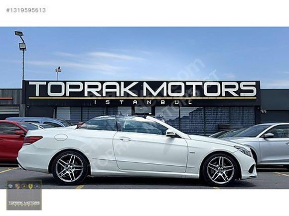 TOPRAK MOTORS İSTANBUL'DAN MERCEDES E 250 CGI CABRİO