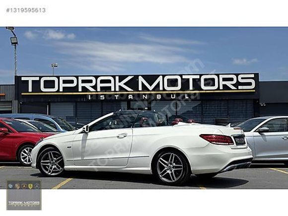 TOPRAK MOTORS İSTANBUL'DAN MERCEDES E 250 CGI CABRİO
