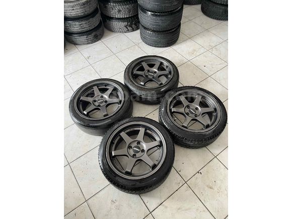 16inç 4x100 VOLKS RACİNG TE37 JANT LASTİK