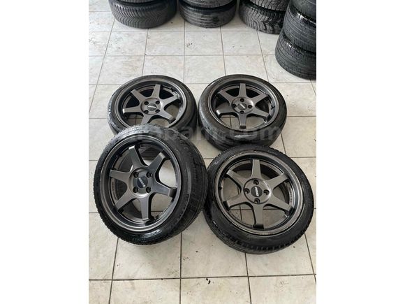 16inç 4x100 VOLKS RACİNG TE37 JANT LASTİK