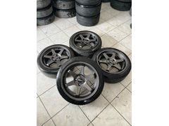 16inç 4x100 VOLKS RACİNG TE37 JANT LASTİK