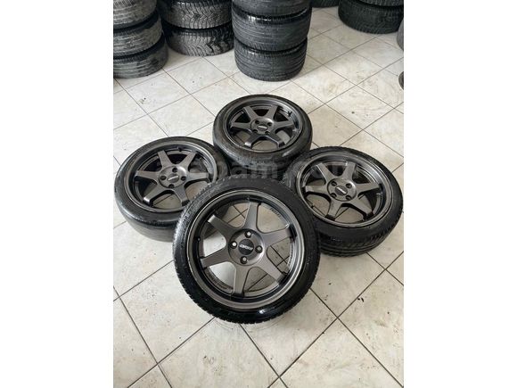 16inç 4x100 VOLKS RACİNG TE37 JANT LASTİK