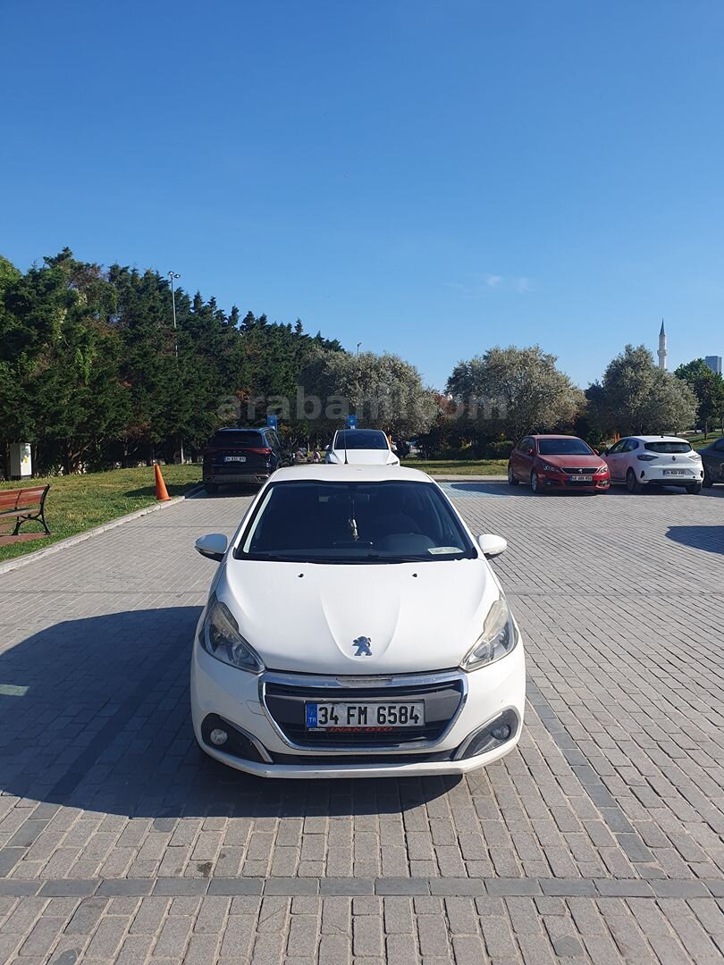 Sahibinden Peugeot 208 1.4 HDi Active 2015 Model İstanbul 99.800 km Beyaz 1