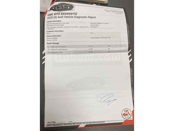Sahibinden Audi Q4 E-Tron 2024 Model  33.000 km Siyah