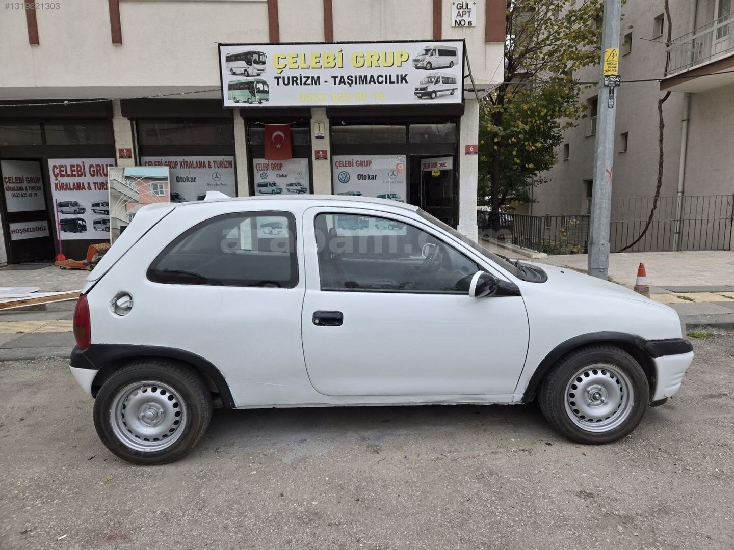 Galeriden Opel Corsa 1.6 GSi 1997 Model Ankara 335.000 km Beyaz 5