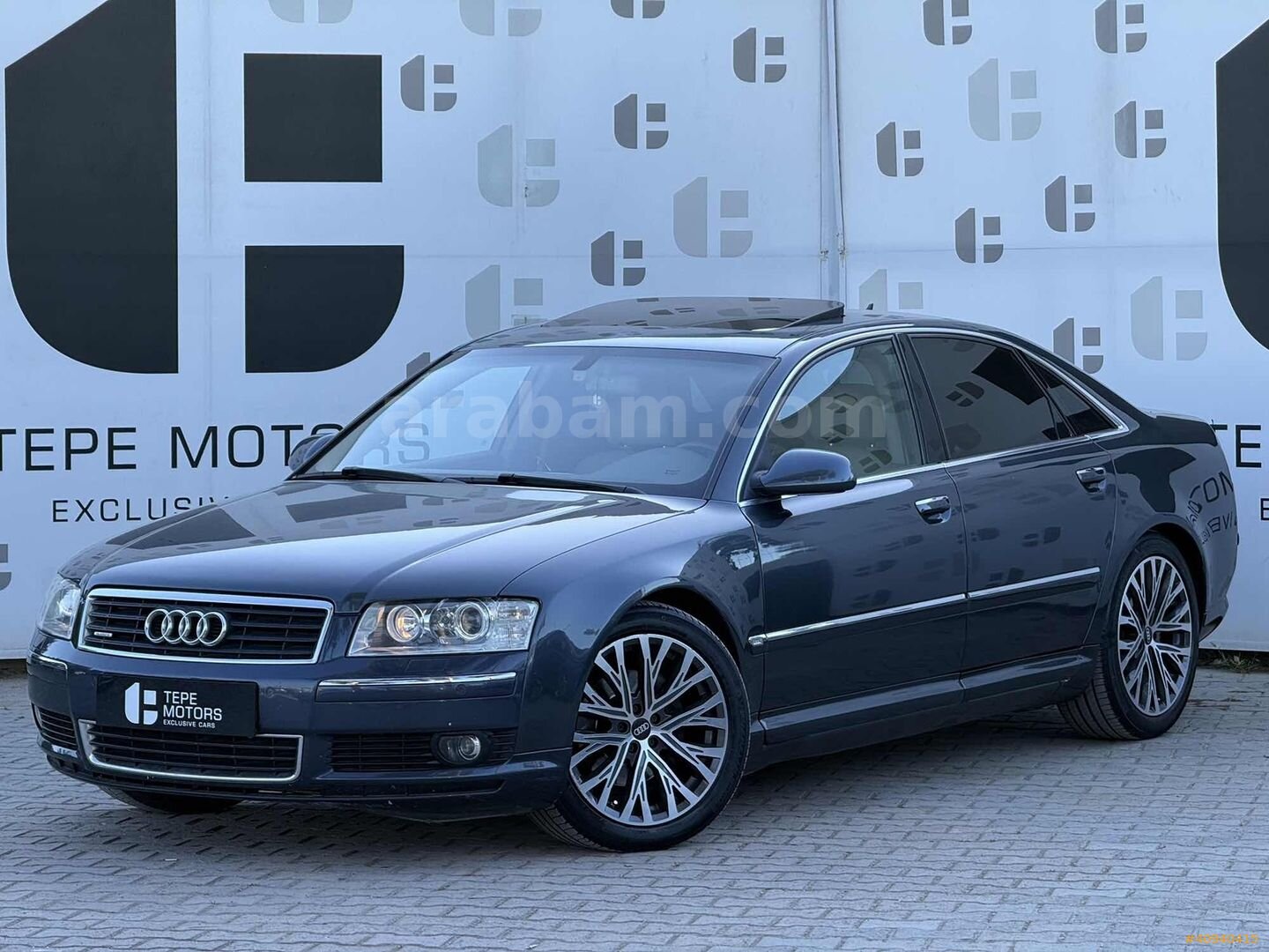 Galeriden Audi A8 3.0 TDI Quattro 2005 Model İzmir 356.000 km Mavi 7