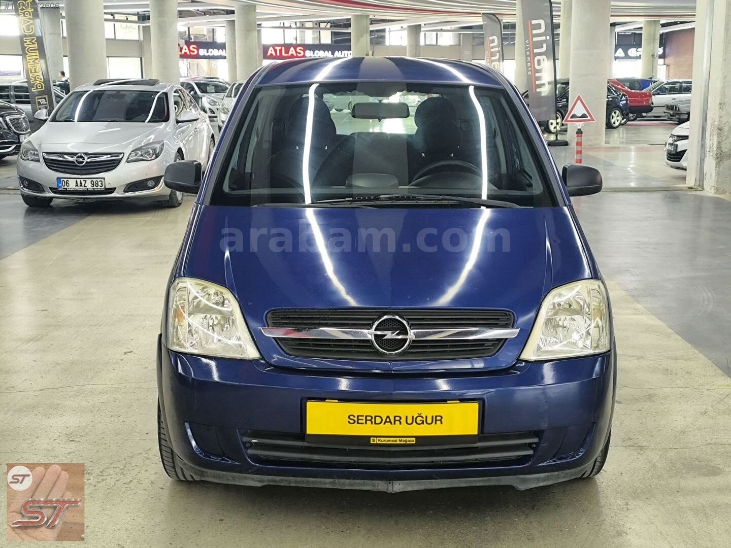 Galeriden Opel Meriva 1.6 Essentia 2004 Model Ankara 193.000 km Mavi 2