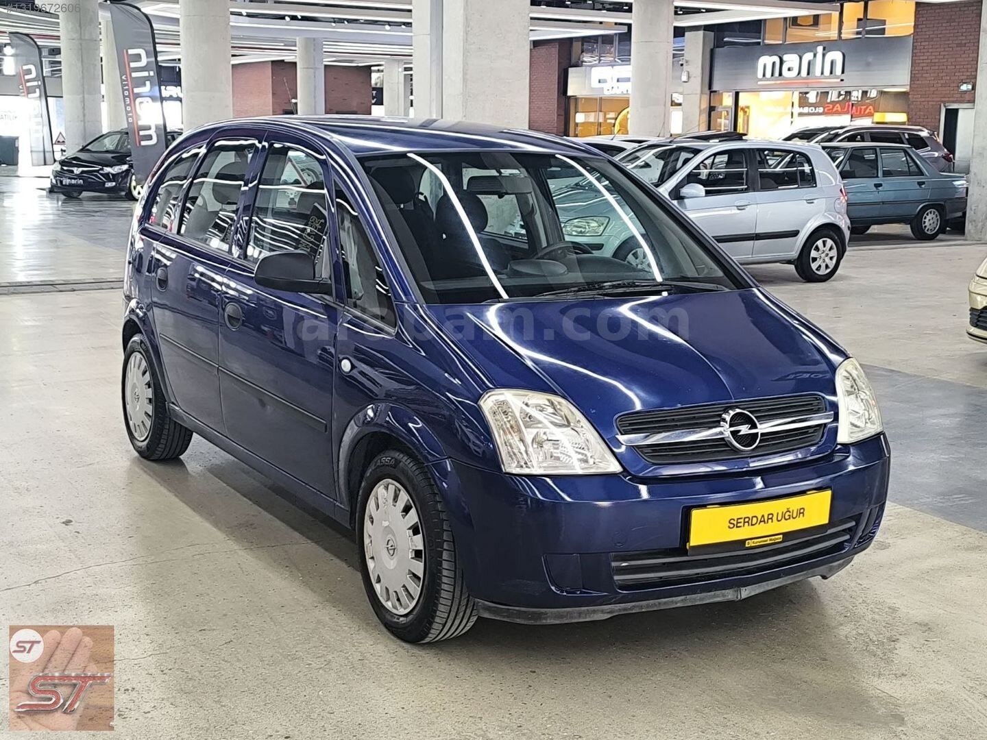 Galeriden Opel Meriva 1.6 Essentia 2004 Model Ankara 193.000 km Mavi 3