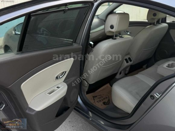 41BKR MOTOR'S DAN SATILIK 2013 MODEL İCON FLUENCE OTOMATİK VİTES