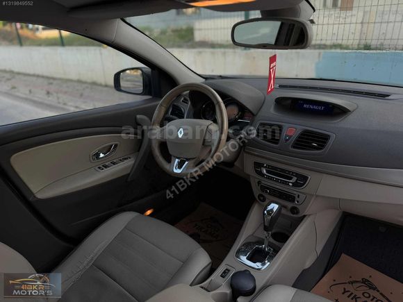 41BKR MOTOR'S DAN SATILIK 2013 MODEL İCON FLUENCE OTOMATİK VİTES