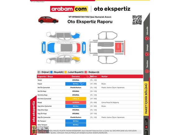 2024 MEGANE 1.3 TCE OTOMATİK 85.000 KM BAKIMLI %20 KDV'Lİ -ERAD