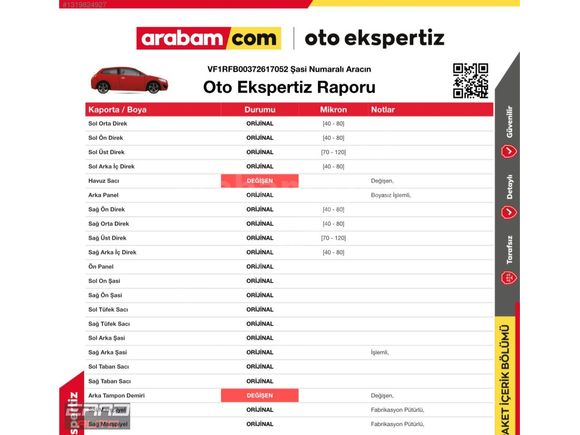 2024 MEGANE 1.3 TCE OTOMATİK 85.000 KM BAKIMLI %20 KDV'Lİ -ERAD
