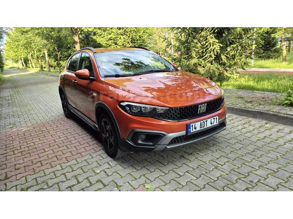 Sahibinden Fiat Egea Cross 1.4 Fire Street 2021 Model  74.000 km Turuncu