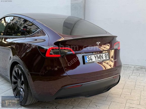 *GEBCAR*2023 TESLA*PERFORMANCE*534 HP*BORDO*ÖZEL PLAKA*HATASIZ*
